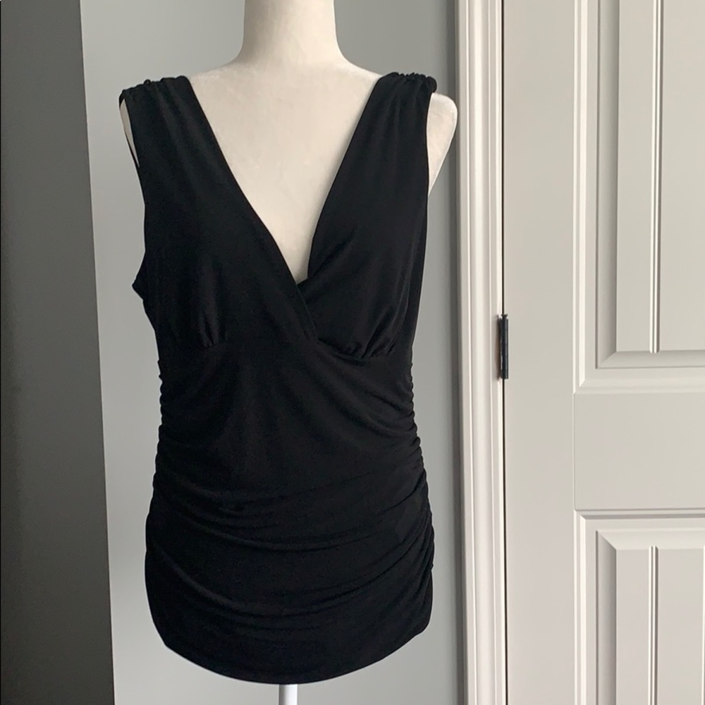 CACHE Black Sleeveless Top